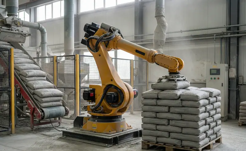 Mortar Cement Bag Palletizer Robotic Arm