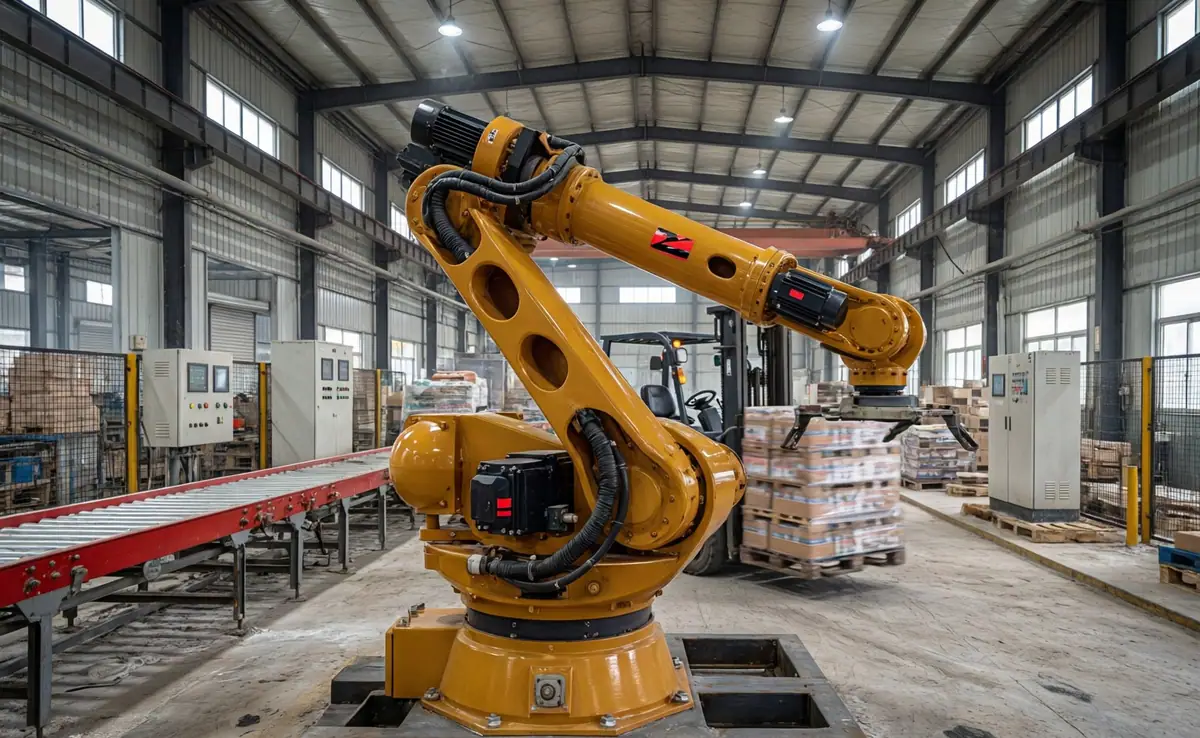 4-axis Robotic Stacker Crane for Fertilizer Bag Stacking and Logistics
