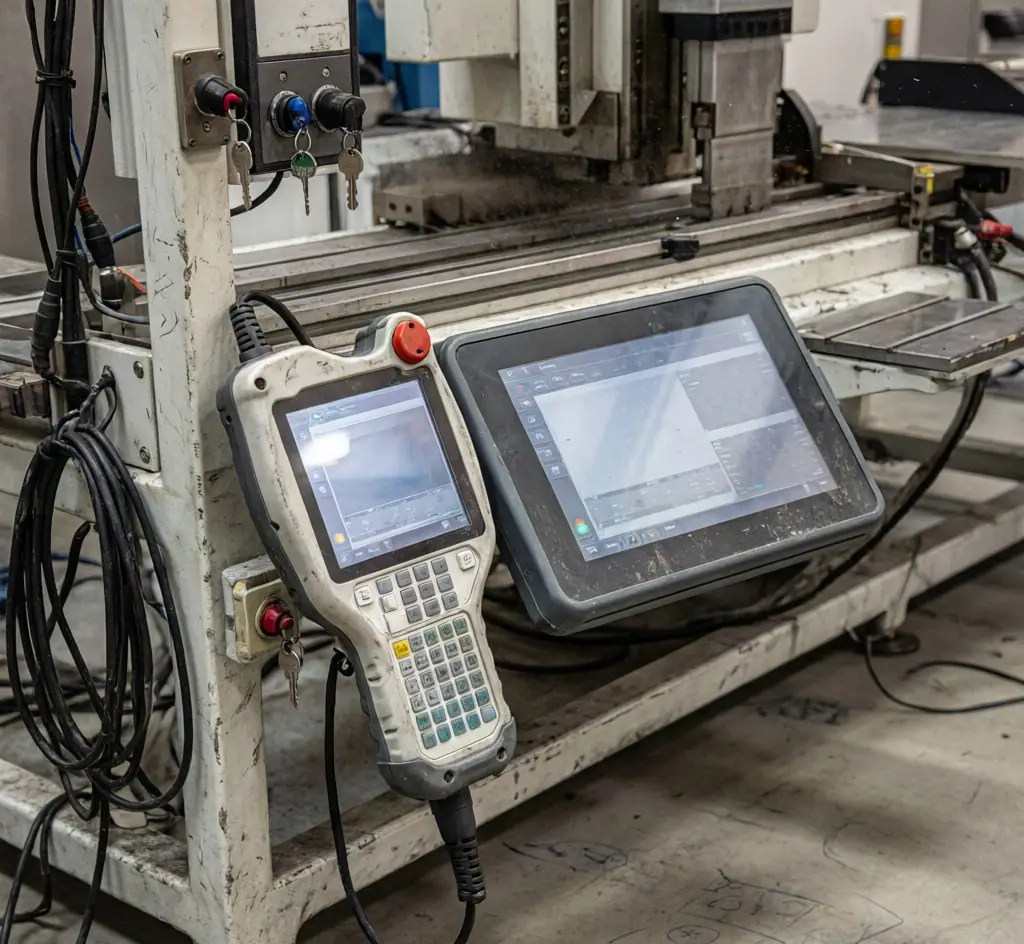 Smart ABB Industrial Robot with Touchscreen Control for Easy Operation in Warehouses