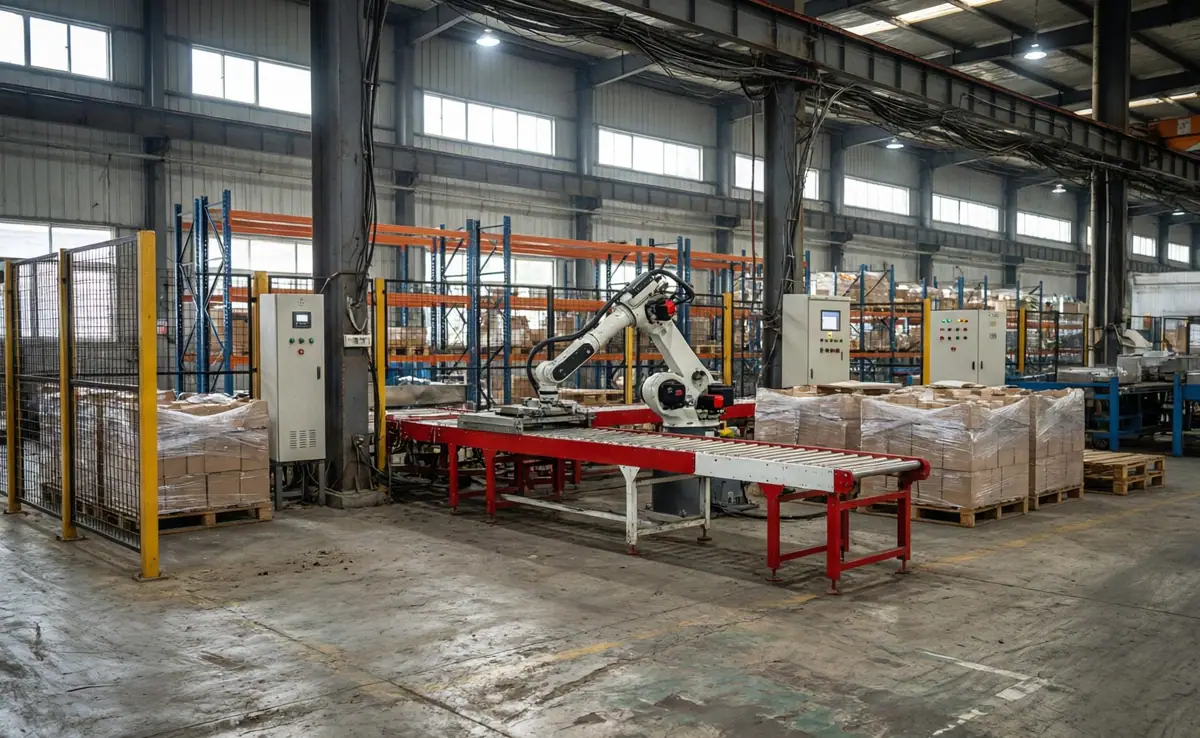 Smart ABB Industrial Robot with Touchscreen Control for Easy Operation in Warehouses