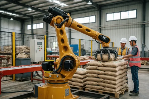How to Choose the Right Palletizing Robot for Your Feed Mill